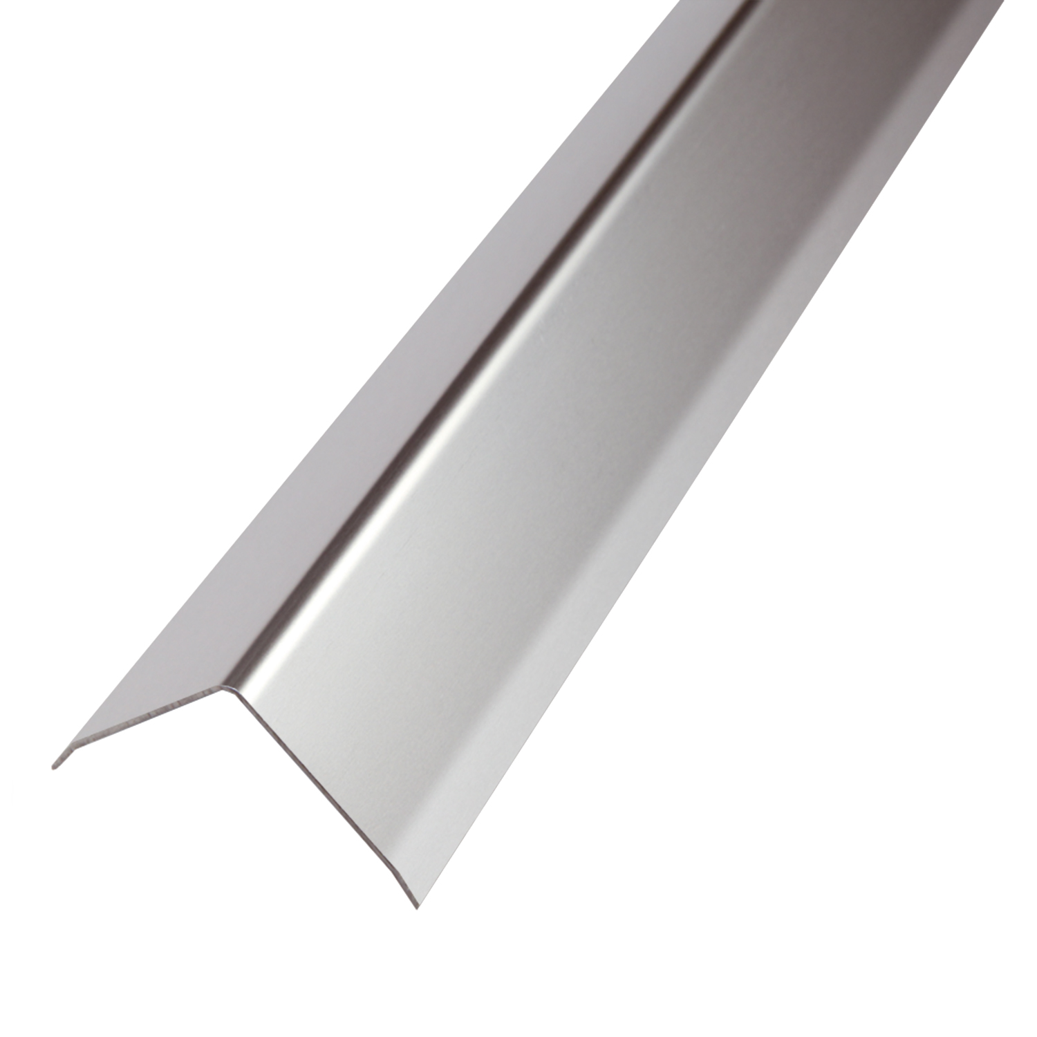 Eckschutzprofil, Edelstahl glatt, gekantet, 250 cm, 50x50 mm