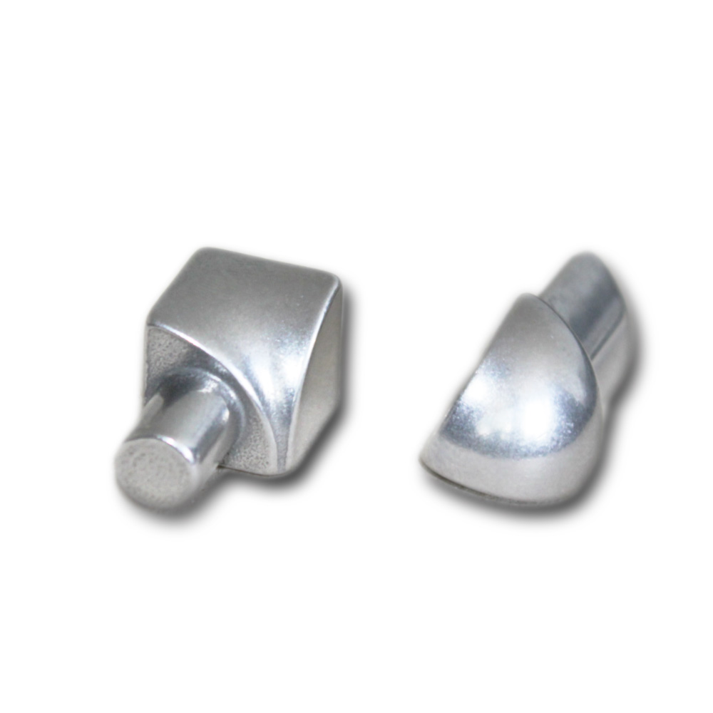 Viertelkreisprofil Eckstück, Edelstahl glänzend