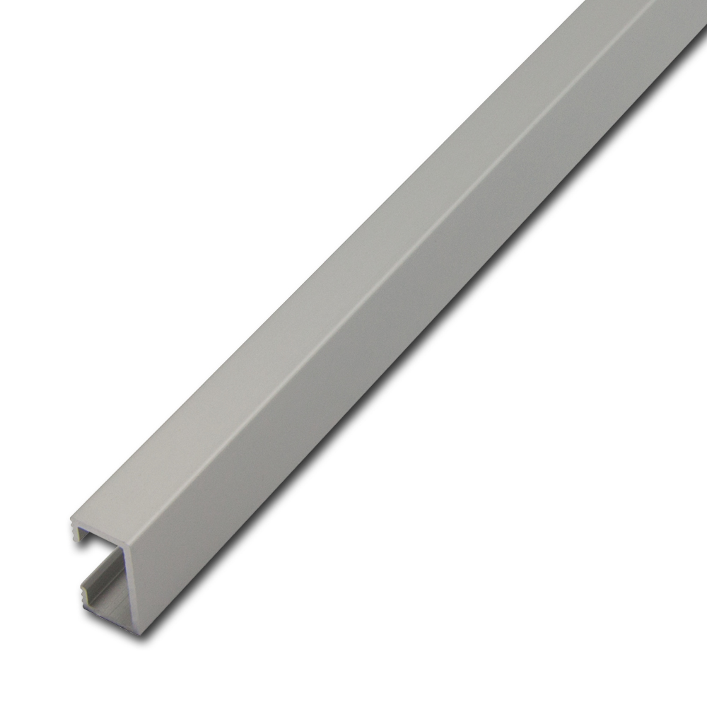 Trenn-Dekoprofil Alu 15 mm silber eloxiert matt 250 cm