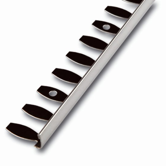 Radialprofil, Edelstahl glänzend, 250 cm