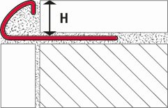 Round profile, glossy stainless steel, 300 cm - Image 2