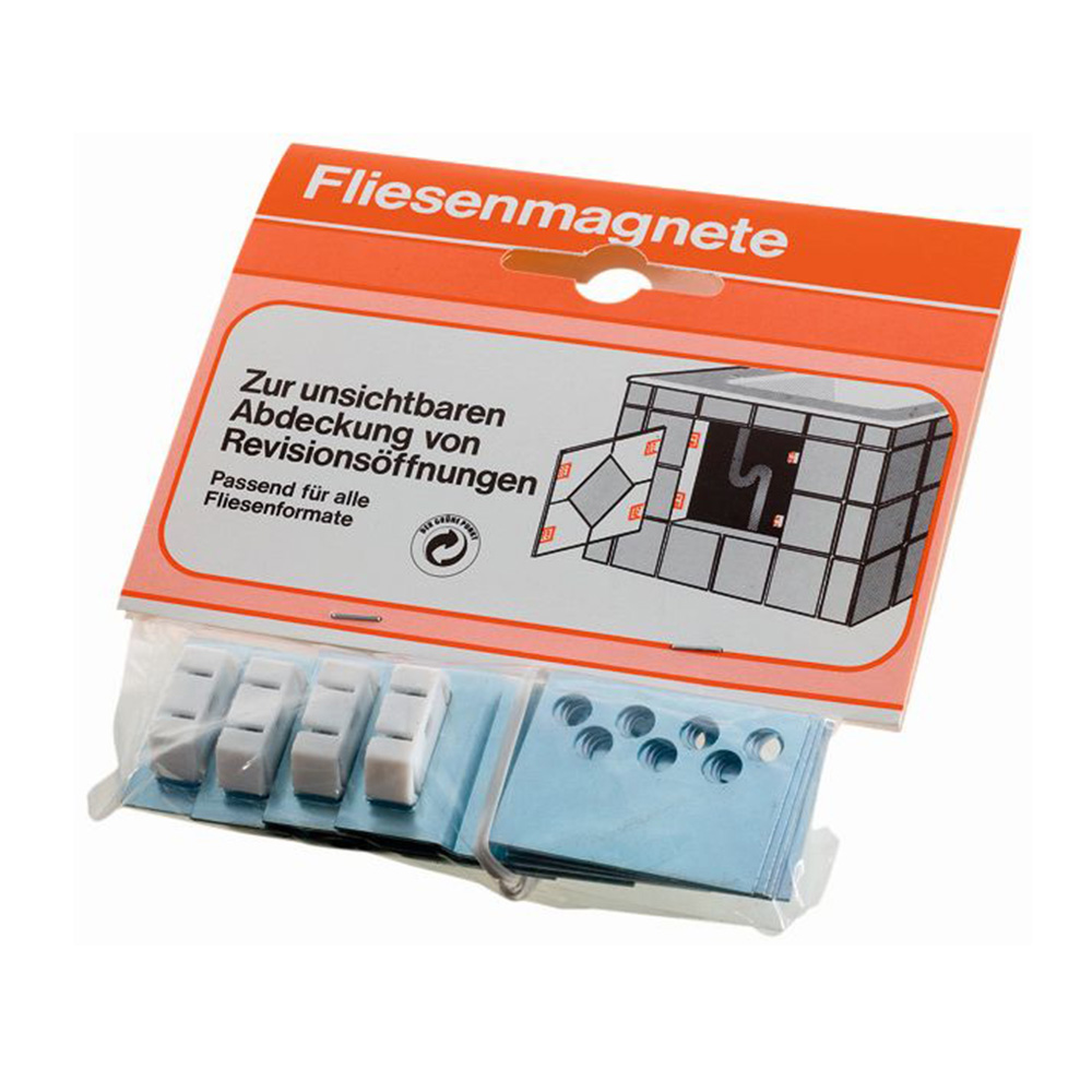 Fliesenmagnete, für Revisionsöffnungen, 1 Set