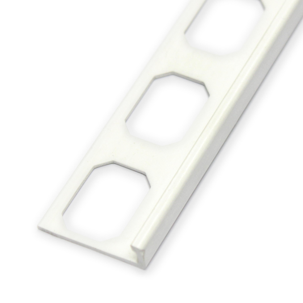 Winkelprofil, PVC brillantweiß, 250 cm, 11 mm