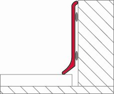 Sockelleiste, Alu, 250cm, silber – Bild 2