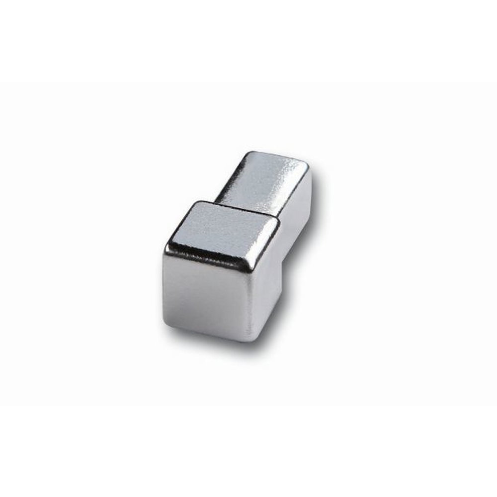 Square edge corner piece, stainless steel Chrome plated