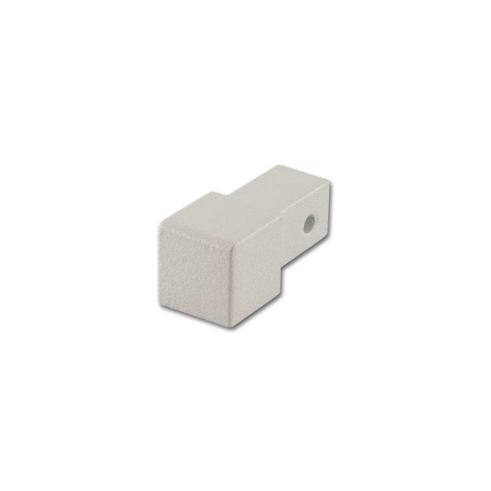 Square edge corner piece, aluminum tactile coated Dolomitic, 10 mm