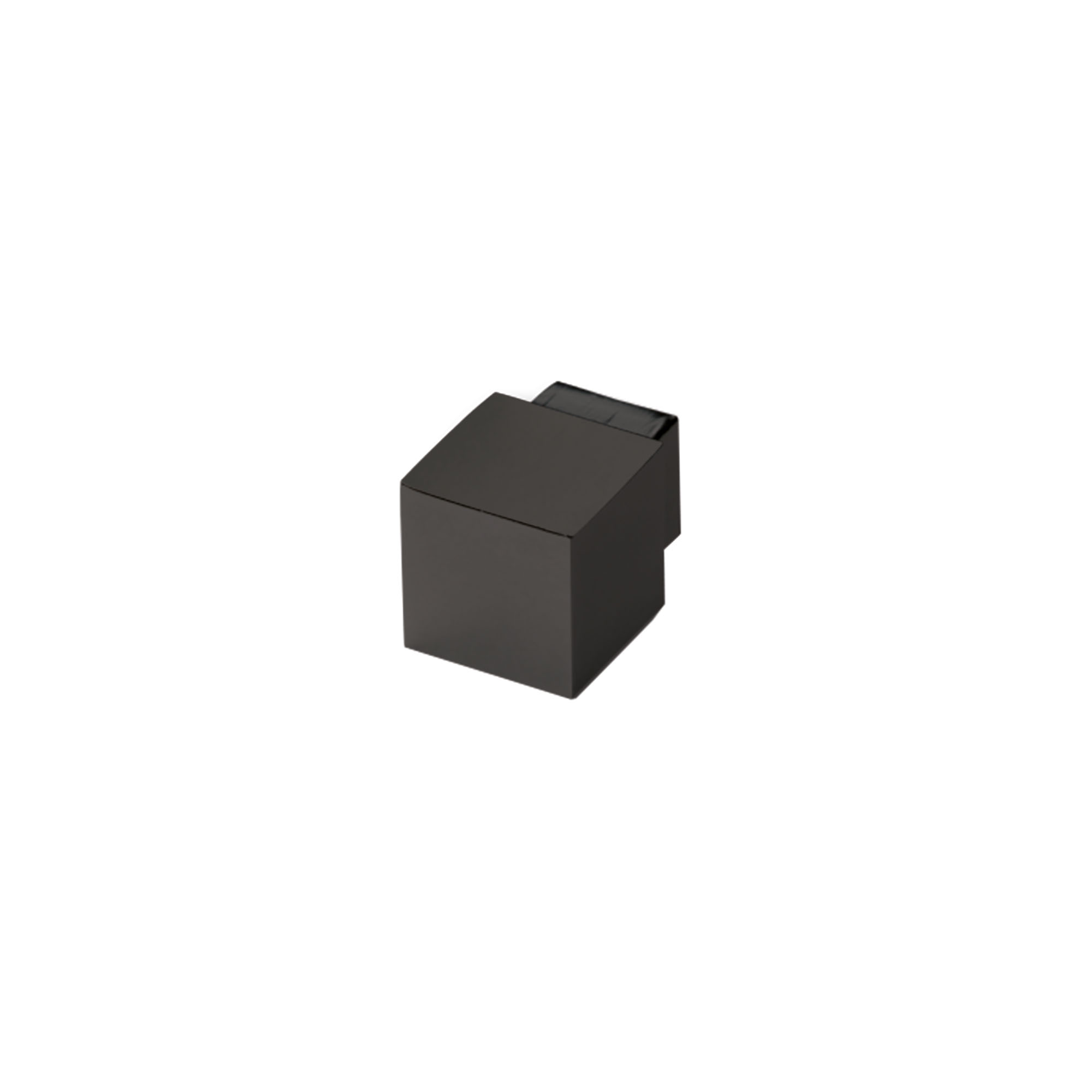 Square edge corner piece, aluminum black matte
