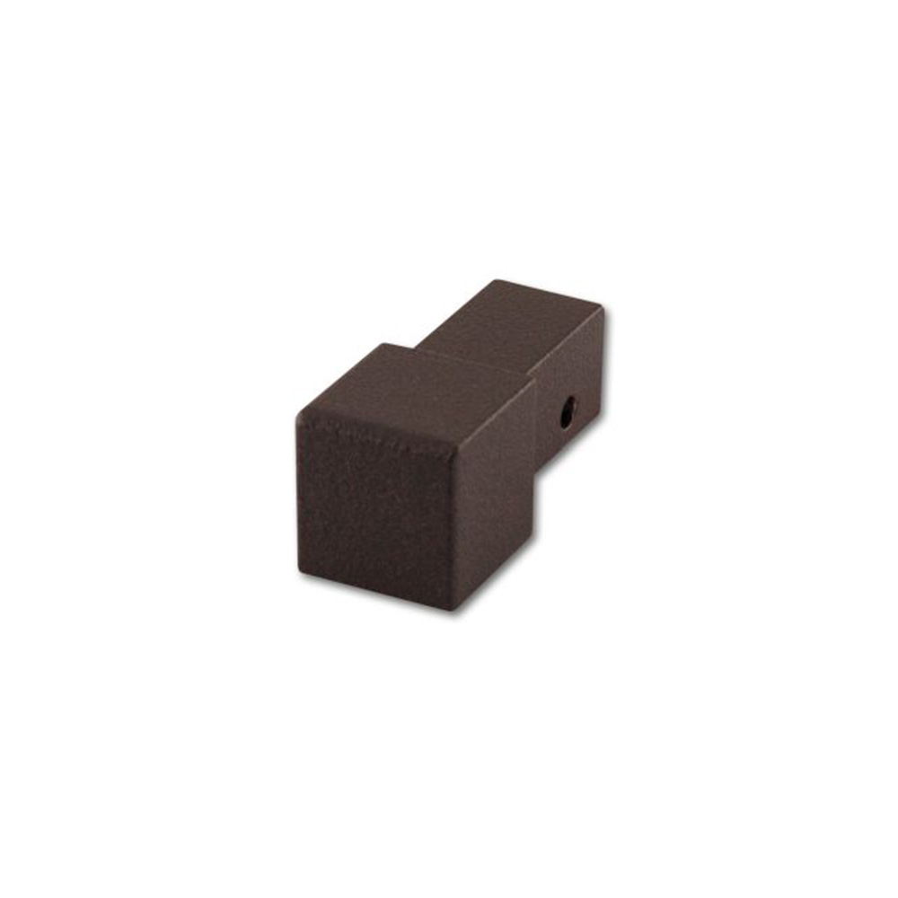 Square edge corner piece, aluminum tactile coated Umbra
