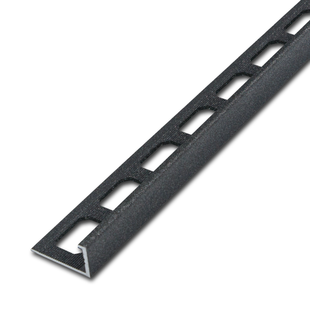 Winkelprofil, Alu strukturbeschichtet anthrazit metallic, 250 cm