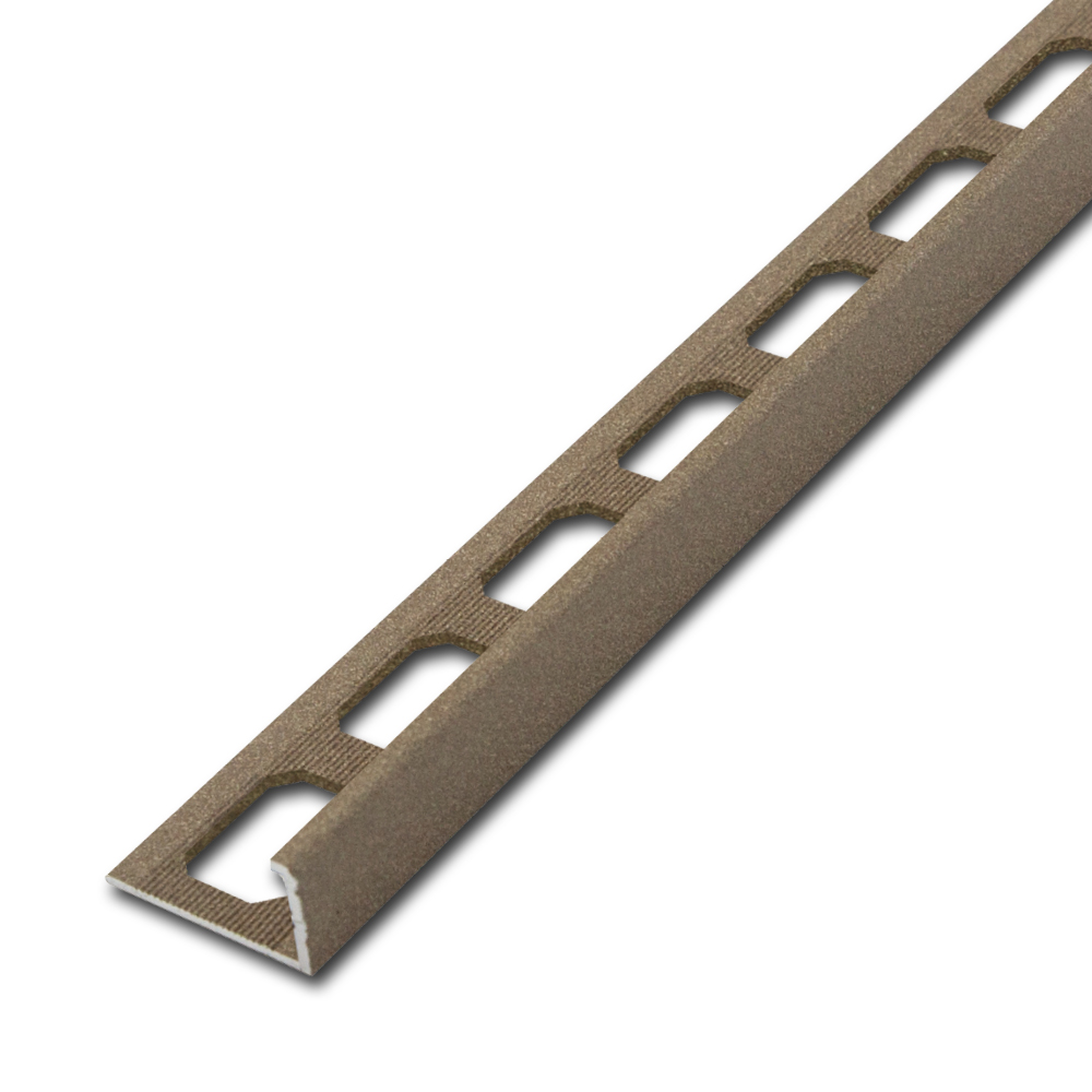 Winkelprofil, Alu strukturbeschichtet quarz, 250 cm