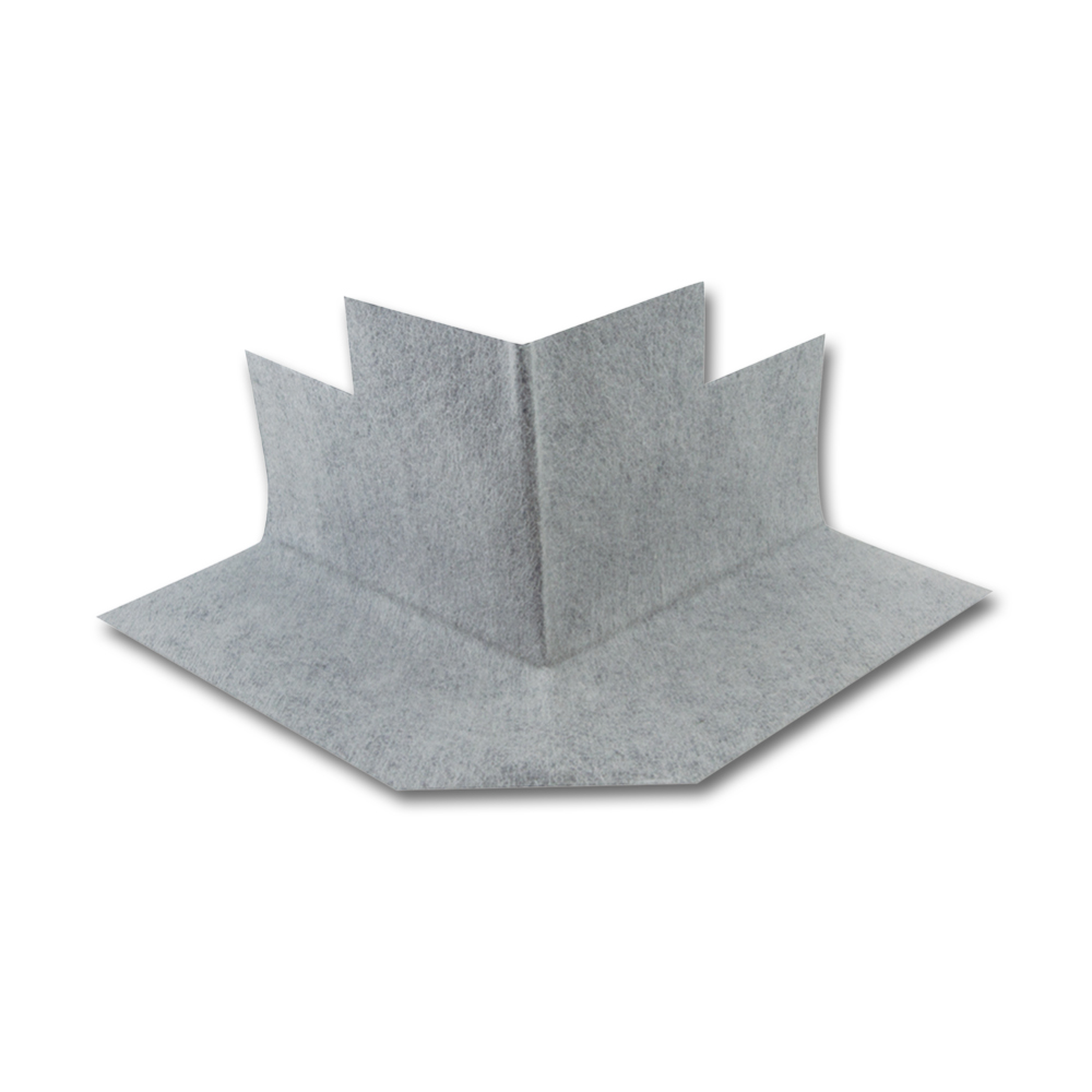 External corner sealing tape, tested and approved by the german building authorities (AbP) according to DIN 18534, leg length: 120 mm