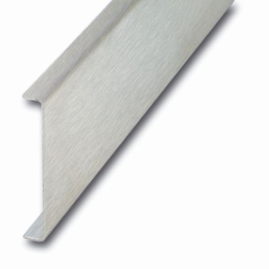 Decorative wall profile, stainless steel, 1.25 m, 24 mm