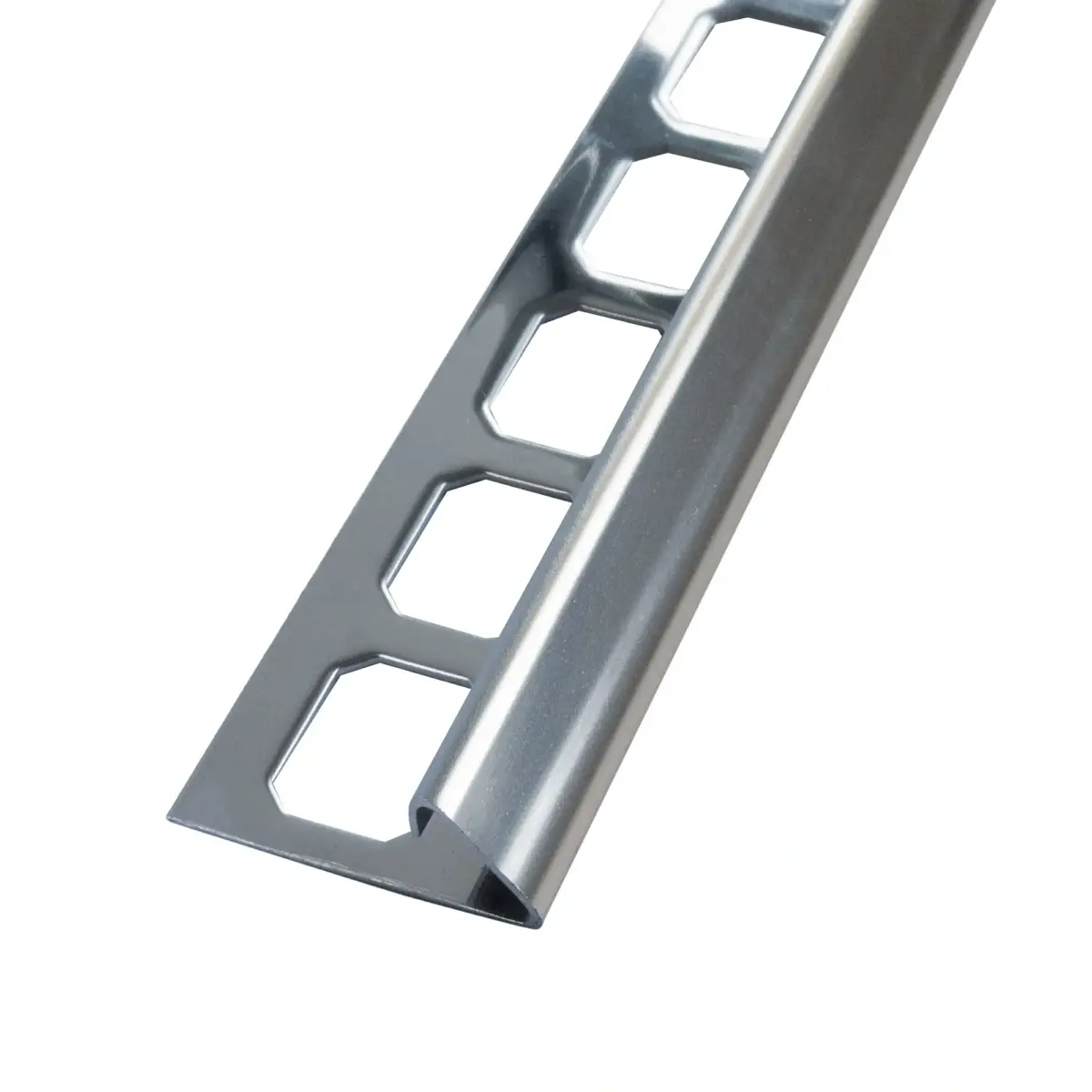 Decorative profile / Triangle profile, stainless steel glossy, 250 cm ...