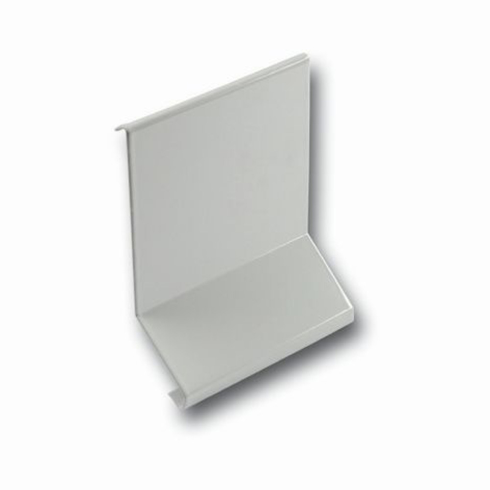 Verbinder Kiesbettprofile, Alu pulverbeschichtet grau