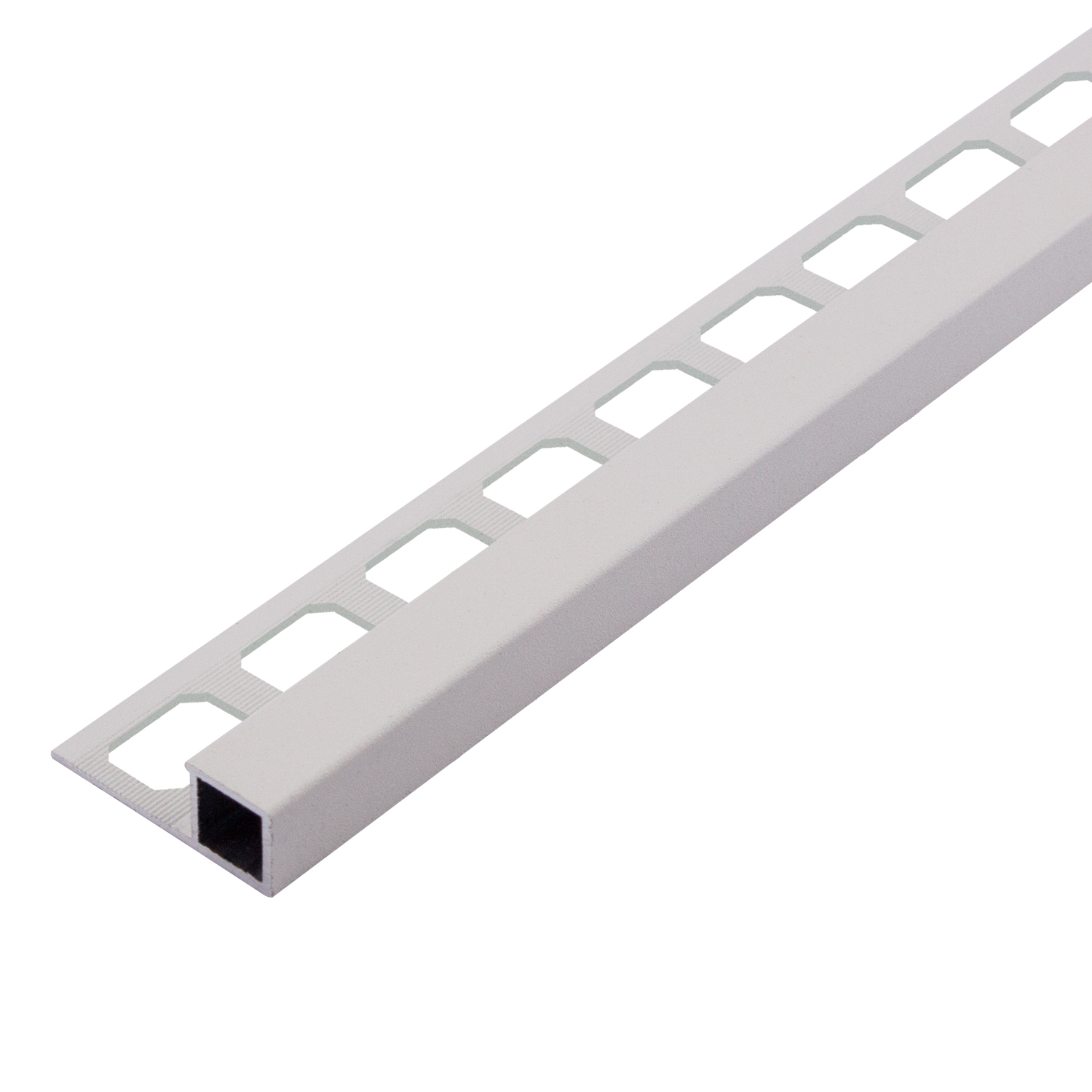 Square edge profile, aluminum tactile coated chalk, 250 cm