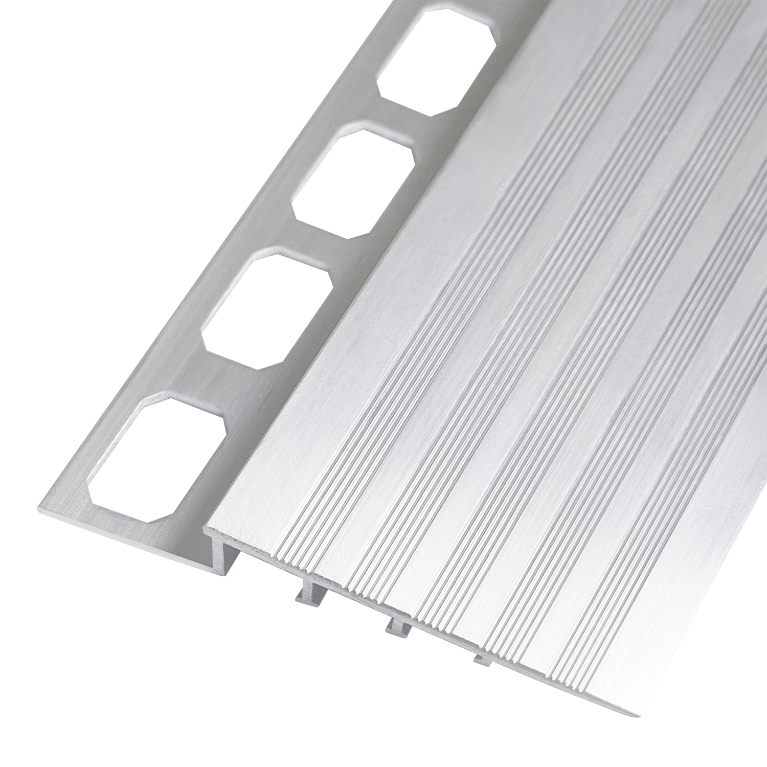 Ramp profile, aluminum silver anodized, 250 cm