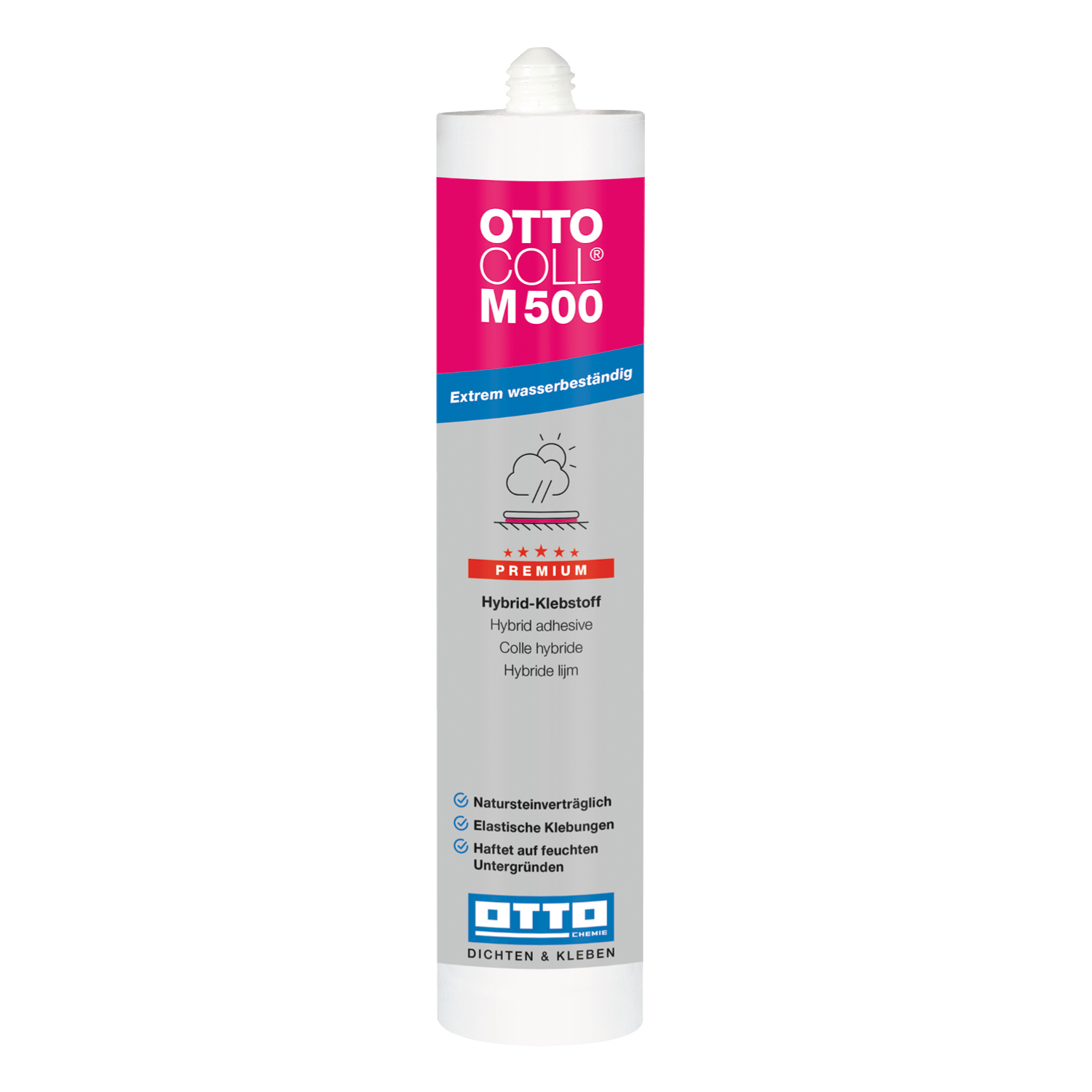 OTTOCOLL M500, Hybrid sealing and adhesive, gray