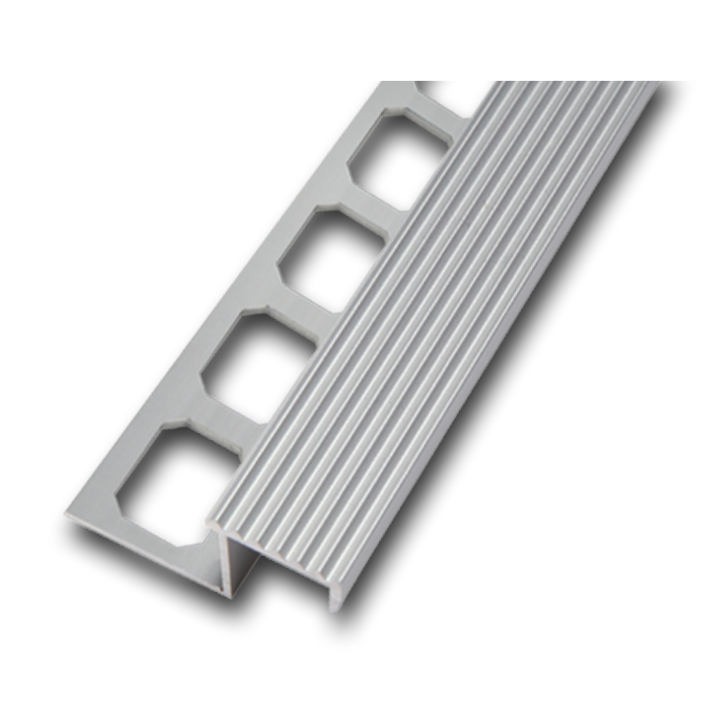 Stair-nosing profile, anodized aluminum, 250 cm
