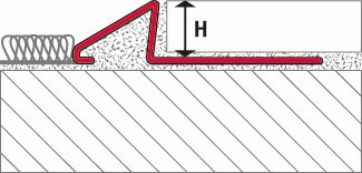Transition and compensation profile, brushed stainless steel, 250 cm - Image 2