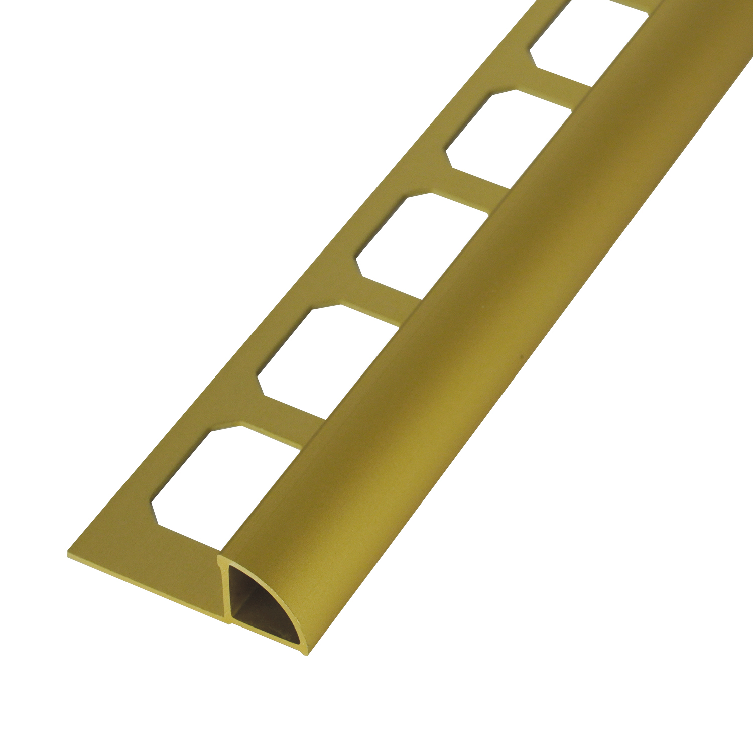 Round profile, Aluminum Gold anodized, 250 cm