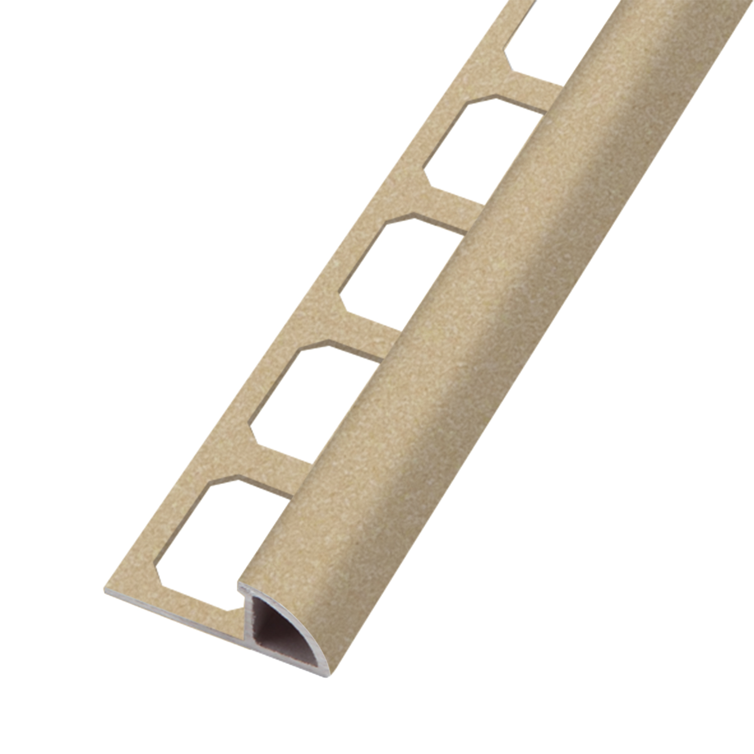 Viertelkreisprofil, Alu sand strukturbeschichtet, 250 cm