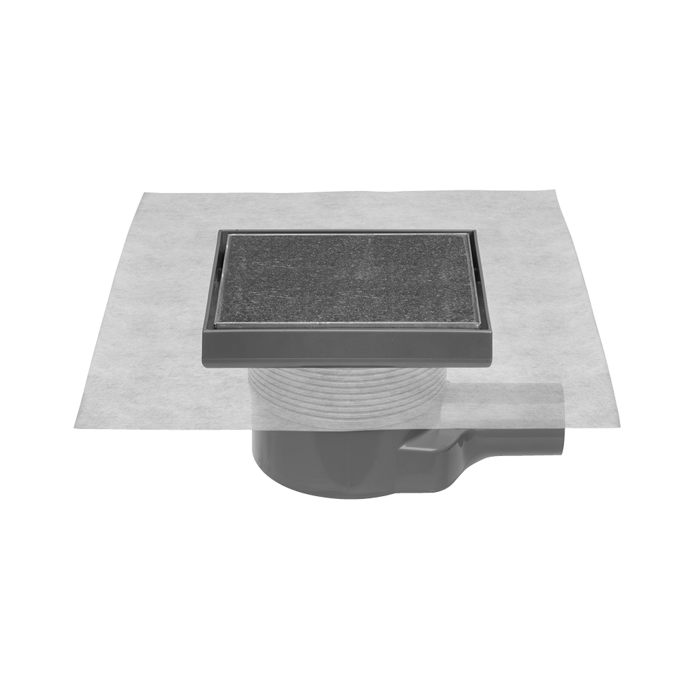 Aqua Drain Drainage Set incl. Tileable Cover 15x15cm