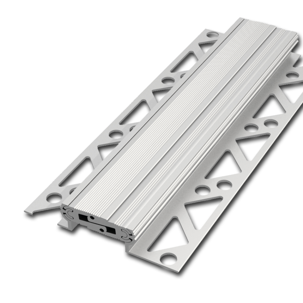Bauwerkdehnfugenprofile aus Vollaluminium mit dreidimensionaler Bewegungsaufnahme 250cm 17,5mm