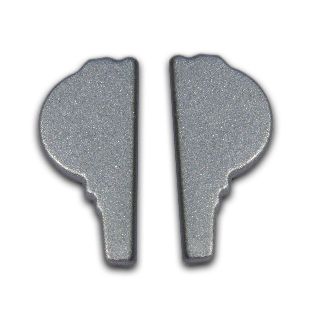 Endkappe Treppenprofil, Alu-Imitat im Florentiner Design