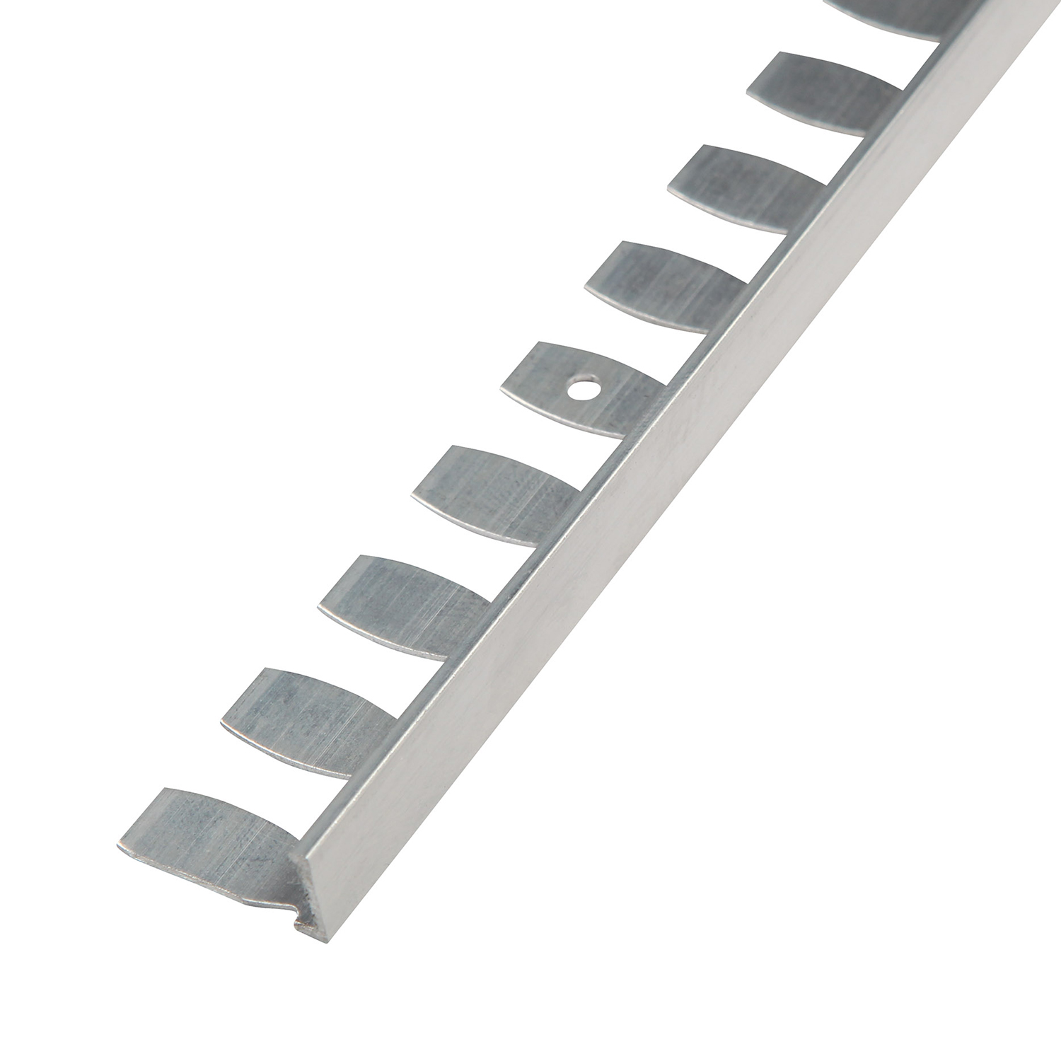 Bendable edging profile, aluminum natural, 250 cm