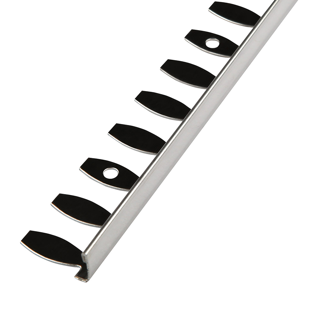 Radialprofil, Edelstahl glänzend, 250 cm