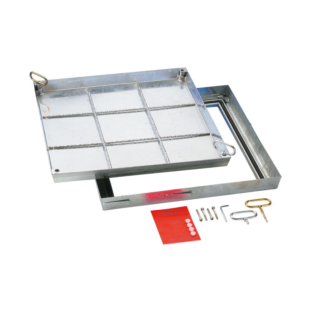 Access cover, stainless steel, tileable