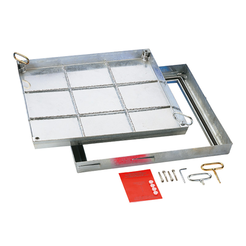 Schachtabdeckung, Stahl, befliesbar